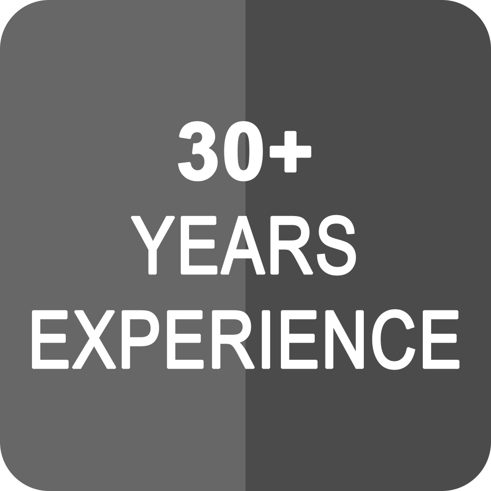 30+ Years Experience